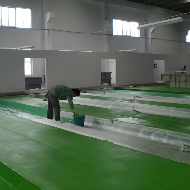 海宁防腐蚀地坪,环氧玻纤地坪，玻纤工业地坪，环氧玻纤布地坪,乙烯基玻纤布地坪产品图1